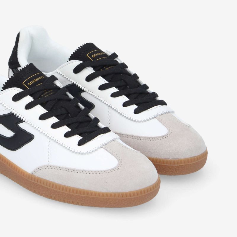 SHEFFIELD JOGGER M - NAPPA/SDE/GRAIN -  BLANC/BLANC CASSE/NOIR